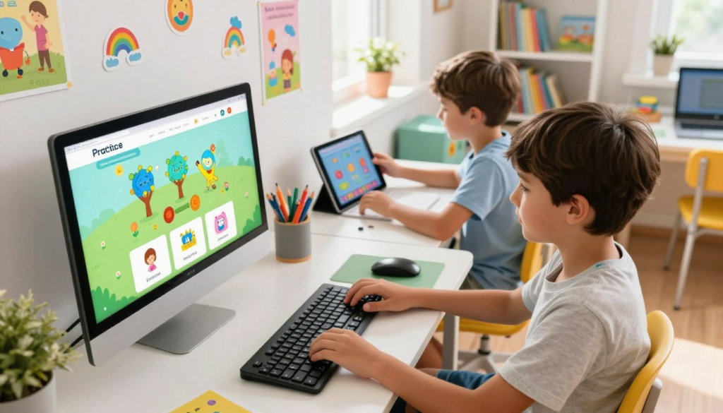 typing practice websites for children