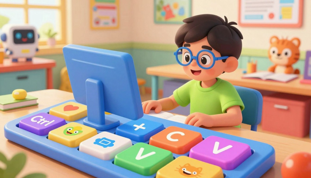 kid-friendly computer shortcuts