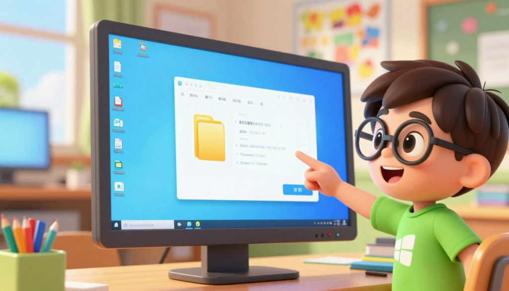 file saving tutorial for kids