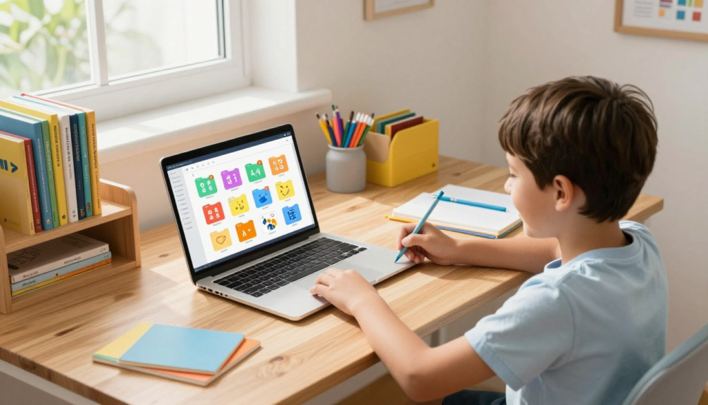 creating digital folders for kids