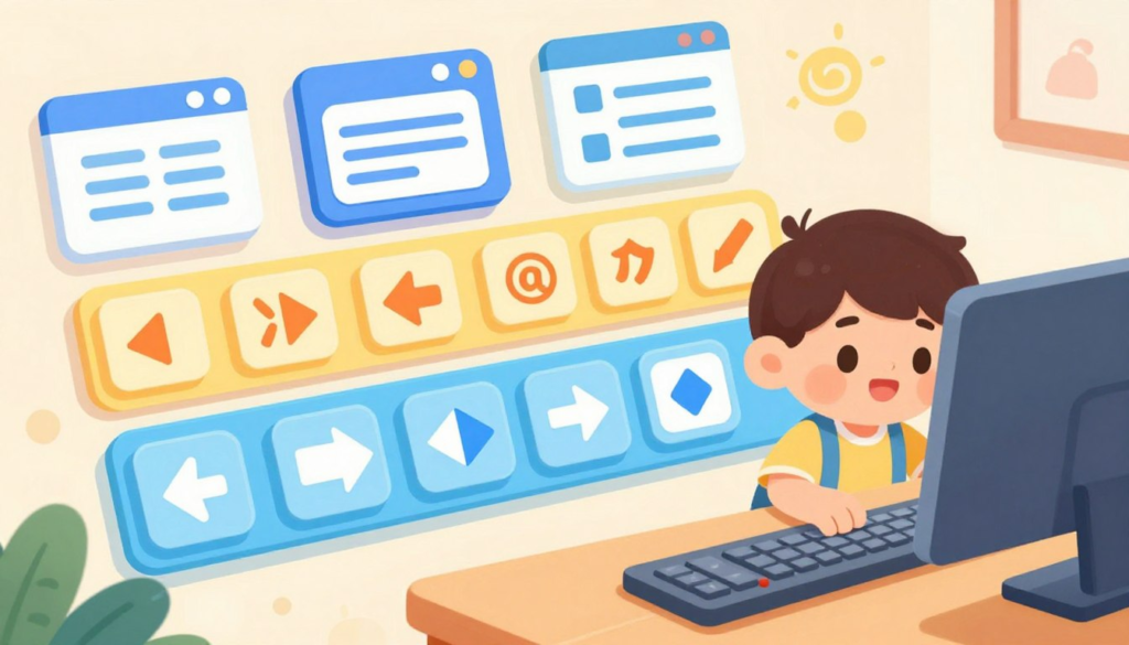 keyboard shortcuts for kids