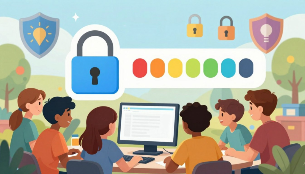 password strength for young users