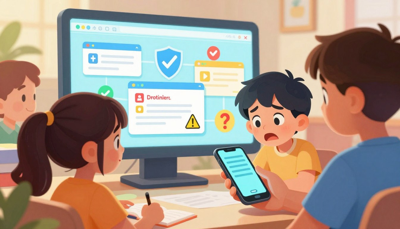 How to spot a scam online for kids