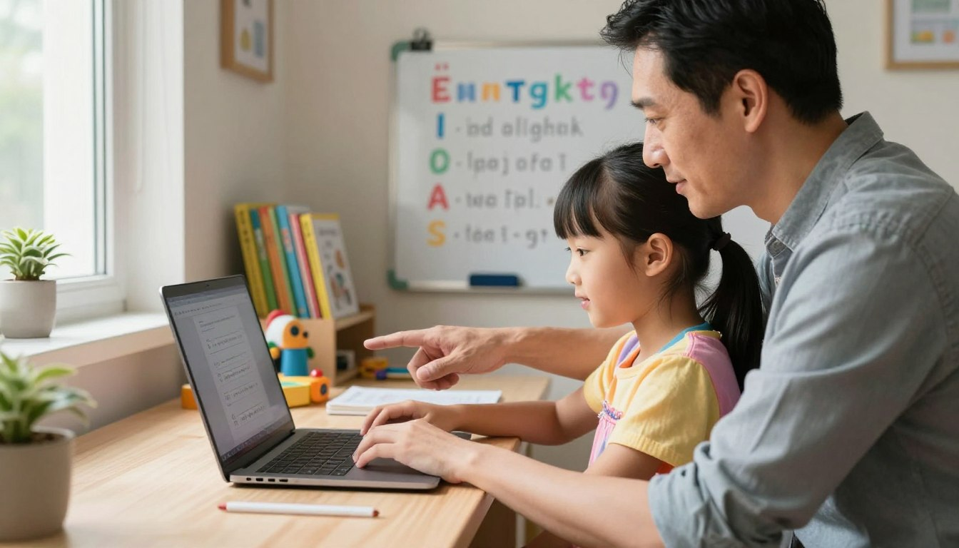 How to teach typing to a child